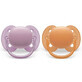 Chupetes Philips Avent Ultra Soft, 6-18 meses, 2 piezas, rosa y naranja, SCF091/33, Philips