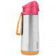 Termo con pico de silicona, 500 ml, Rosa/Naranja, BBOX