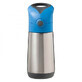 Termo con pajita, 350 ml, Azul/ Gris, BBOX