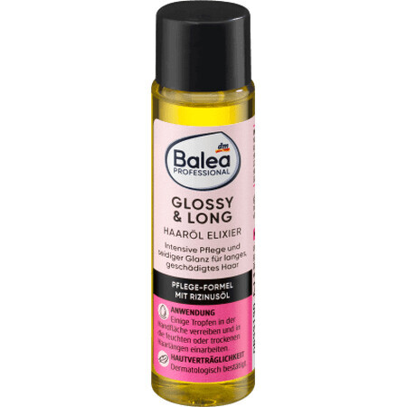 Balea Profesional Aceite elixir para cabello brillante y largo, 20 ml