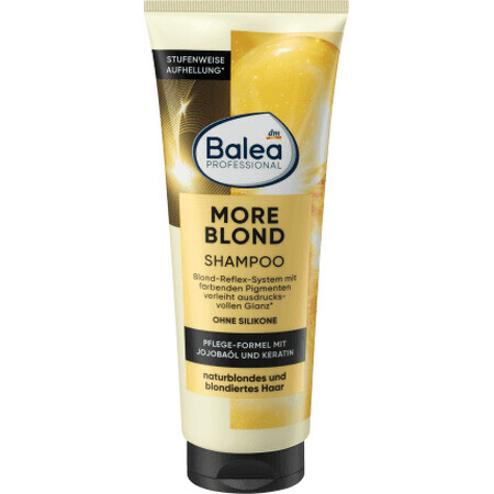 Balea Champú profesional para cabellos rubios, 250 ml