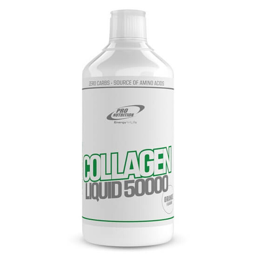 Collageen Vloeibaar 50.000 Gehydrolyseerd Collageen Aminozuur Formule, 1000 ml, Pro Nutrition