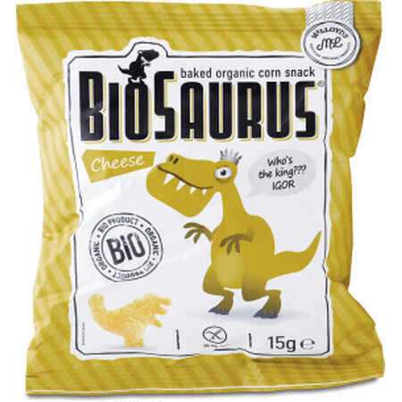 BioSaurus Bocaditos con sabor a queso de dinosaurio, 15 g