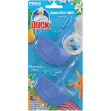 Ambientador Inodoro Duck 4 en 1 Aqua Blue Paradise Bay, 2 uds.