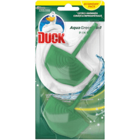 Ambientador Inodoro Duck 4 en 1 Aqua Green, 2 uds.