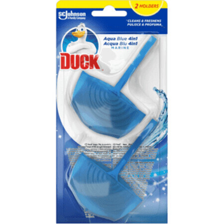 Duck Odorizant wc 4 în 1Aqua Blue, 2 buc