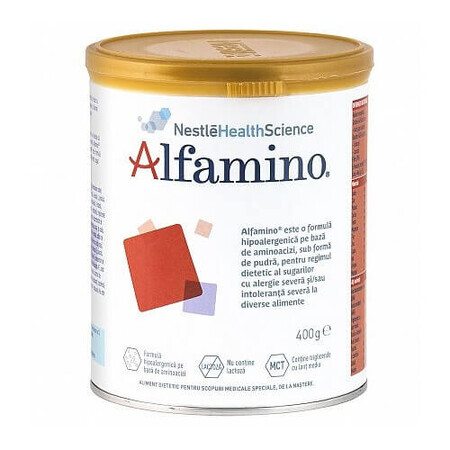 Alfamino fórmula láctea especial, 400 g, Nestlé 