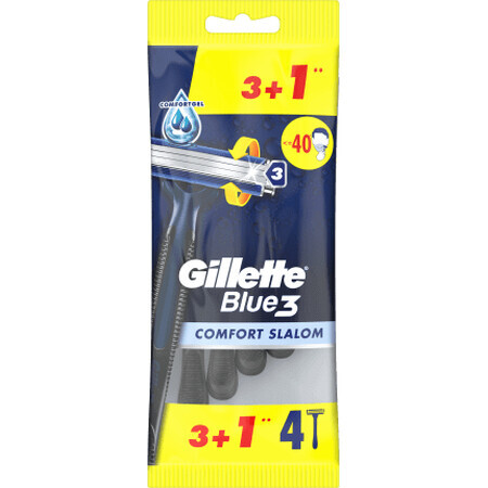 Maquinilla de afeitar Gillette Azul 3, 4 piezas