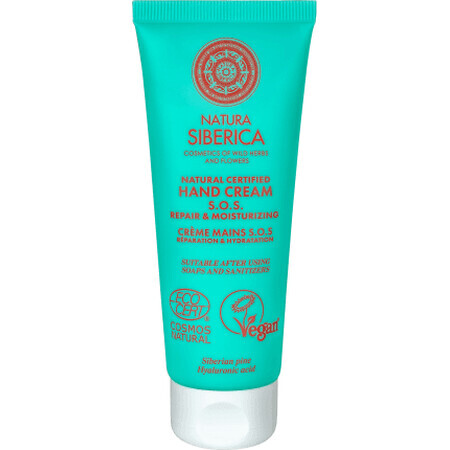 Natura Siberica Crema de Manos Reparadora, 75 ml