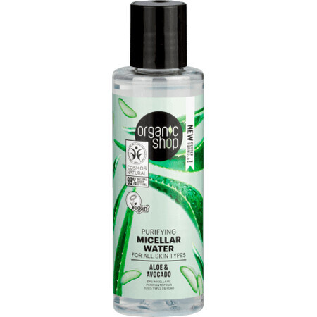 Organic Shop Micellar Wasser mit Avocado und Aloe, 150 ml