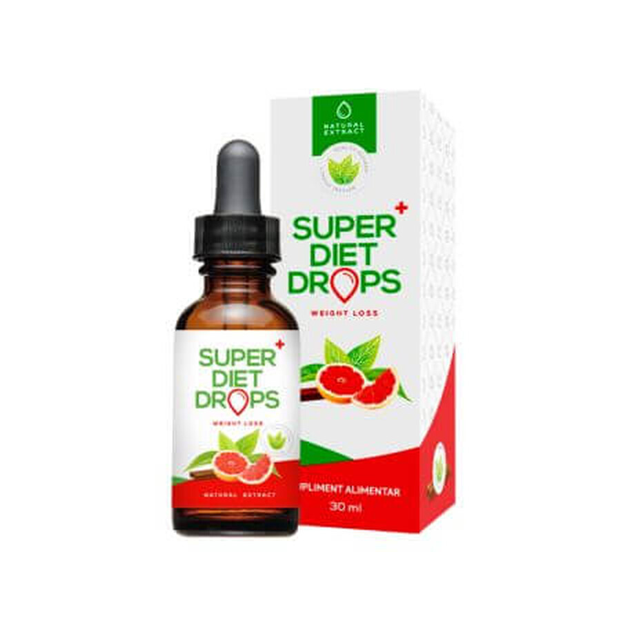 Gocce per dimagrire Super Diet Drops, 30 ml, Canadian Pharmaceuticals