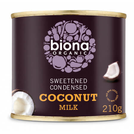 Leche de coco condensada, 210 g, Biona