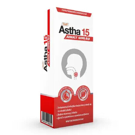 Astha 15 Spray Adulto, 30 ml, Sun Wave Pharma