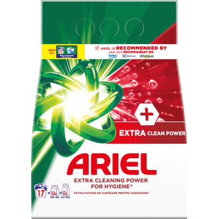 Ariel Extra Clean Power 17 Wash Wasmiddel in poedervorm, 1.27 kg