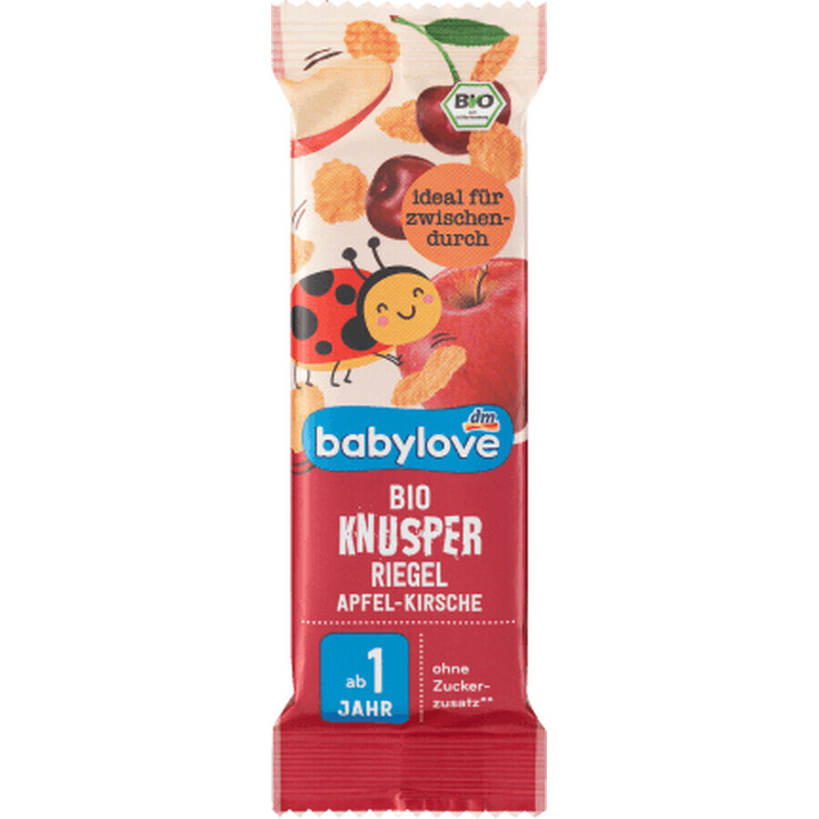 Babylove Barre aux pommes et aux cerises 1 an et plus, 25 g