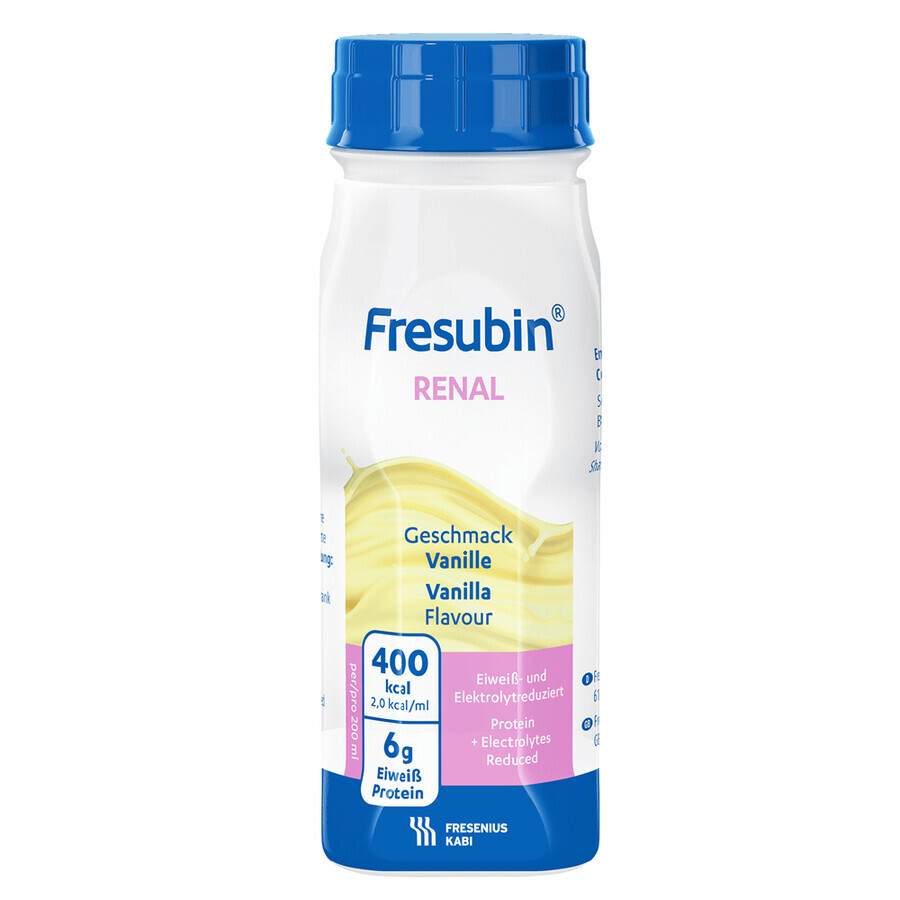 Fresubin Renal Vainilla, 4 x 200 ml, Fresenius Kabi