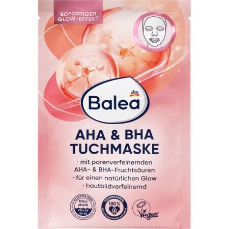 Balea Masque de visage avec AHA & BHA, 1 pc