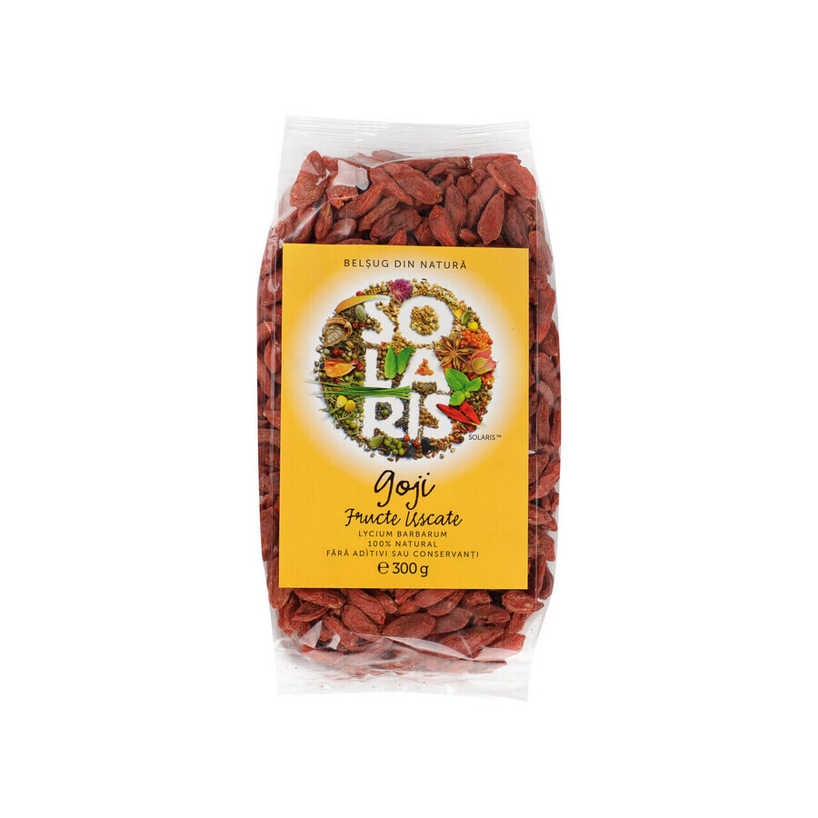 Fruta de Goji deshidratada, 300 g, Solaris