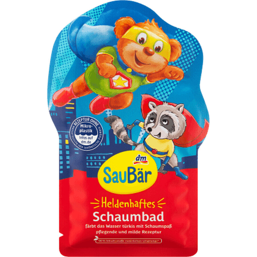 SauBär Espuma de Baño para Bebé, 40 ml