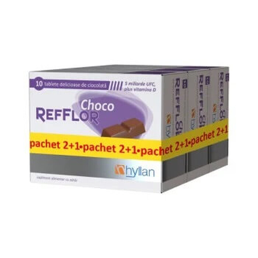 Refflor Choco 2+1 verpakking, Hyllan