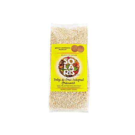 Copos de cereales de arroz integral, 400 g, Solaris