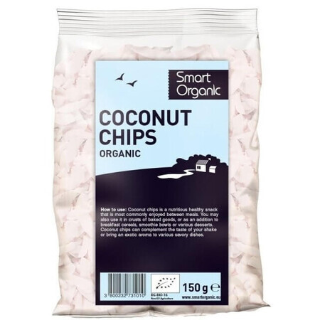 Copos de coco crudo, 150 g, Dragon Superfoods