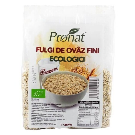 Bio-Haferflocken fein, 350 g, Pronat