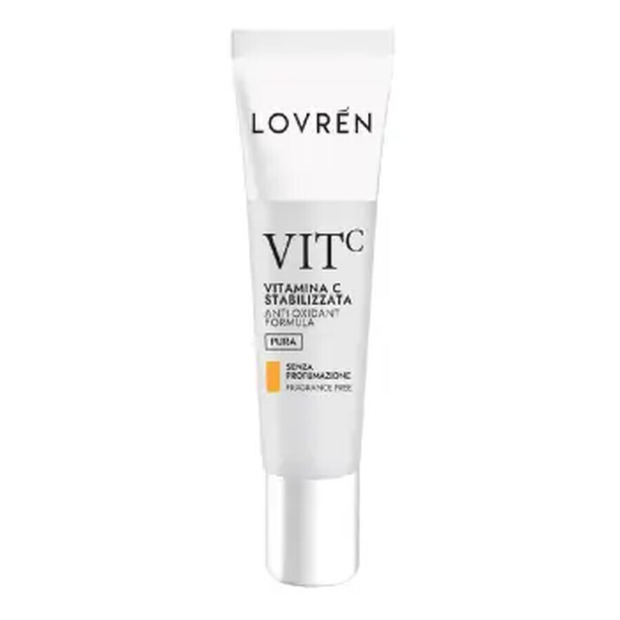 Siero viso antiossidante con vitamina C pura, 15ml, Lovren