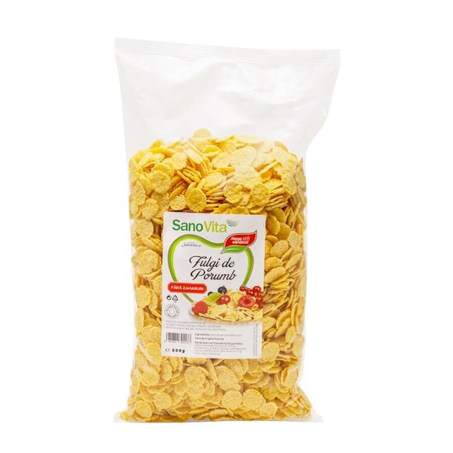 Ungesüßte Maisflocken, 500 g, Sanovita