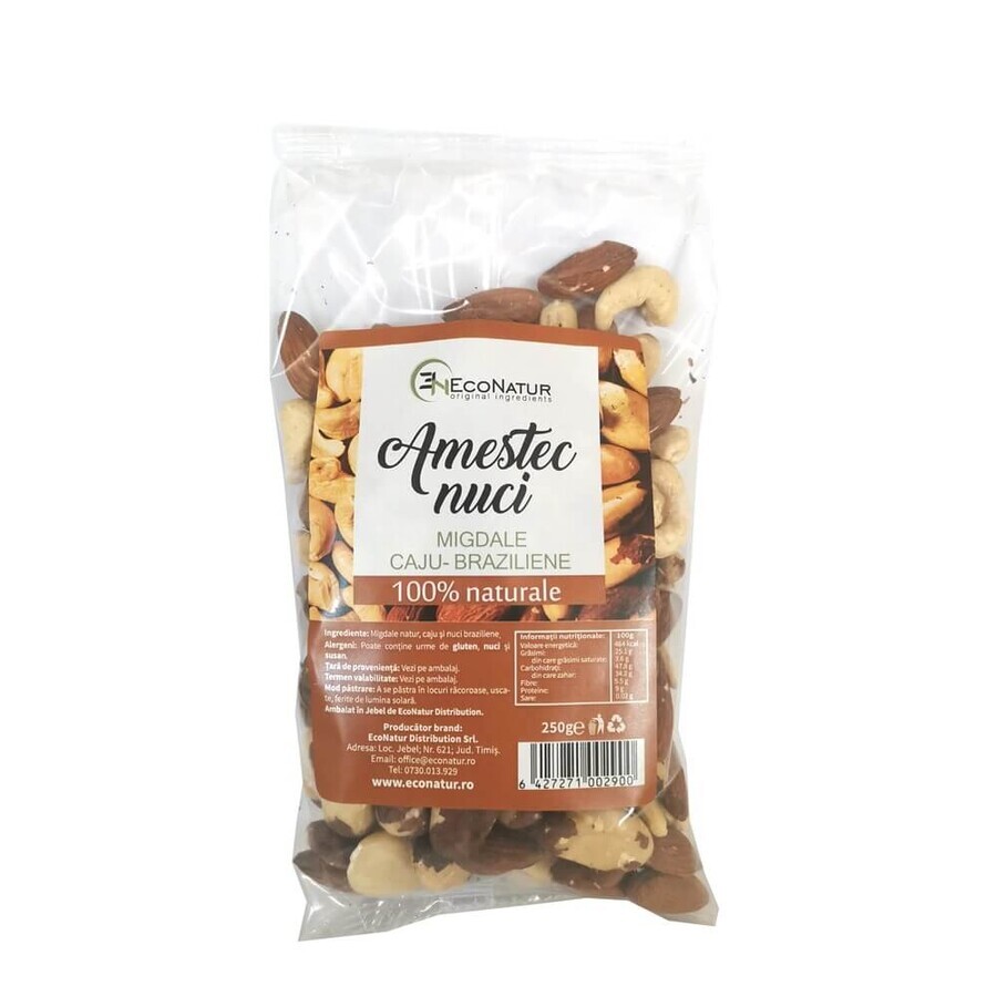 Mezcla 3 nueces, 250 g, Econatur