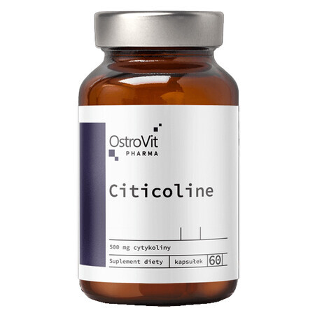 Citicoline, 500 mg, 60 capsules, OstroVit Pharma