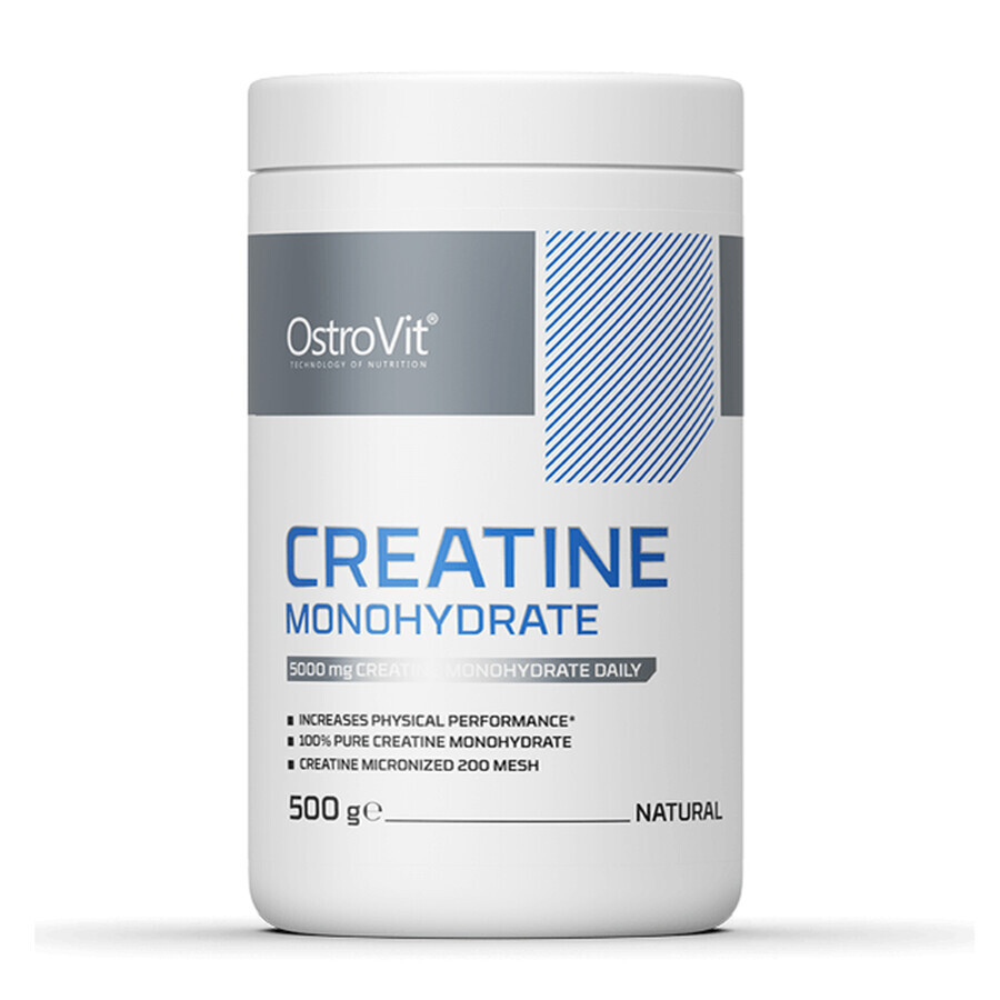 Creatina Monohidrato sin sabor, 500 g, OstroVit