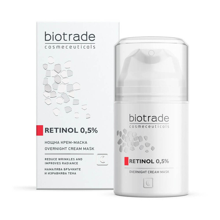 Biotrade Retinol Crema Mascarilla de Noche 0,5%, 50 ml