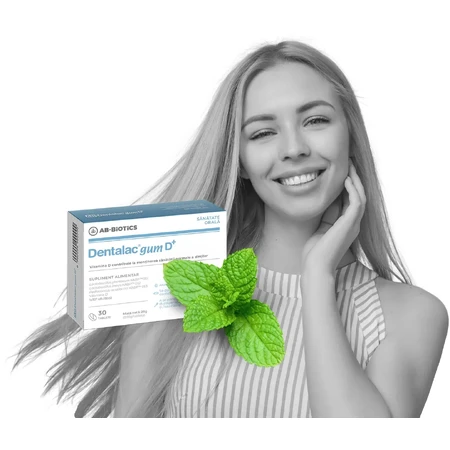Dentalac gum D+, 30 compresse, Ab-Biotics