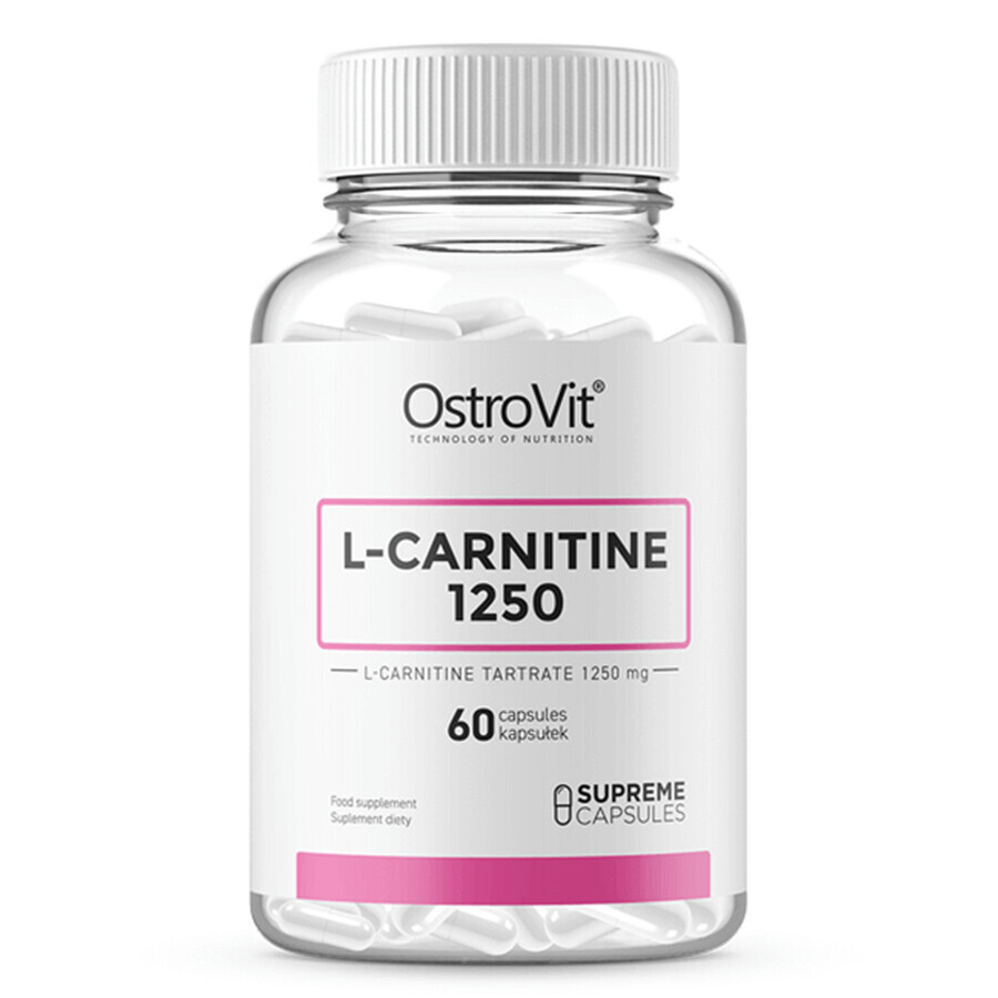 L-carnitina 1250, 60 cápsulas, OstroVit