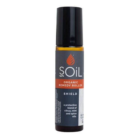 Roll-on con oli essenziali Shield, 10 ml, SOiL