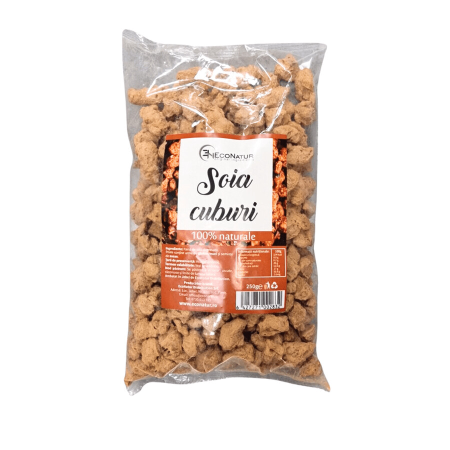 Soy cubes, 250 g, Econatur