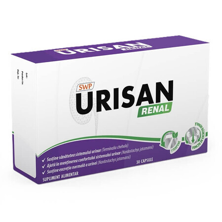 Urisan Renal, 30 cápsulas, Sun Wave Pharma