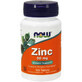 Gluconato de Zinc 50 mg x 100 comprimidos, Now Foods