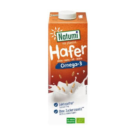 Organic Oat Drink with Omega 3, 1L, Natumi