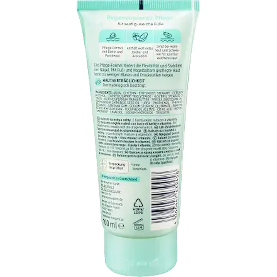 Balea Nail and Foot Balm, 100 ml