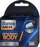 Recambios de cuchillas Balea MEN Precision BODY, 4 uds.