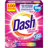 Dash Detergente automático en polvo Color Frische 100 lavados, 6 Kg