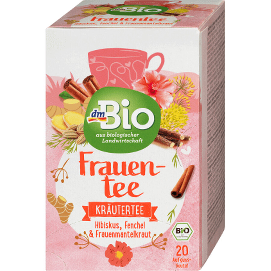 DmBio Té de hibisco e hinojo, 38 g