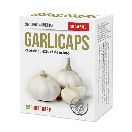 Garlicaps, 30 cápsulas, Parapharm