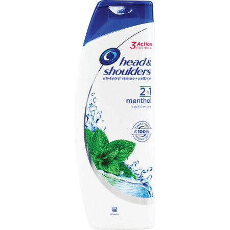 Champú Head&amp;Shoulders 2en1 mentolado, 0,4 l