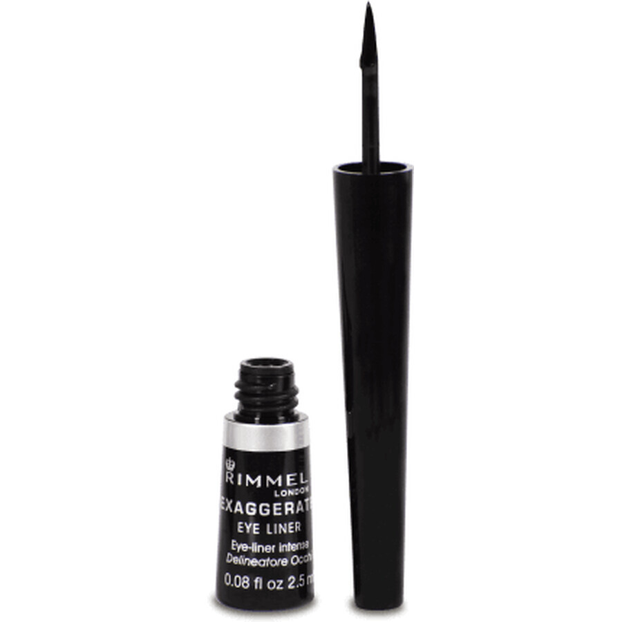 Rimmel London London Exaggerate 001 Sombra de ojos negra, 1 ud.