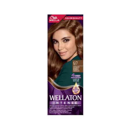 Wellaton permanente verf 6/7 magnetisch chocolade, 1 st