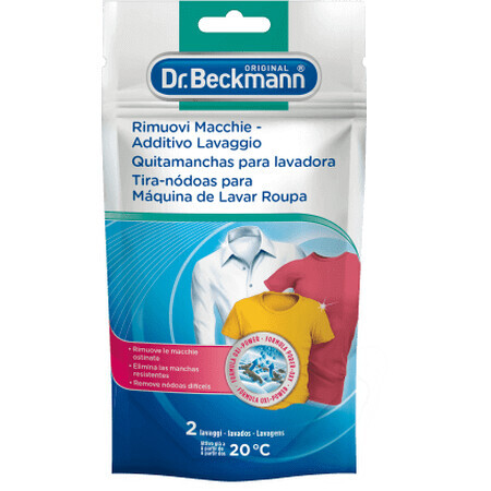 Dr.Beckmann Detergente Quitamanchas 2 lavados, 80 g