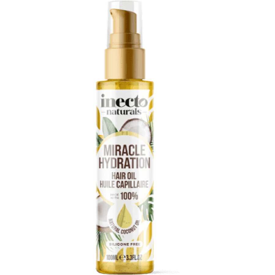 Inecto NATURALS Huile Capillaire Hydratante Noix de coco, 100 ml